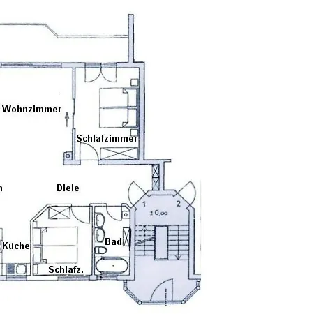 アパート Finkennest シュルッフゼー
